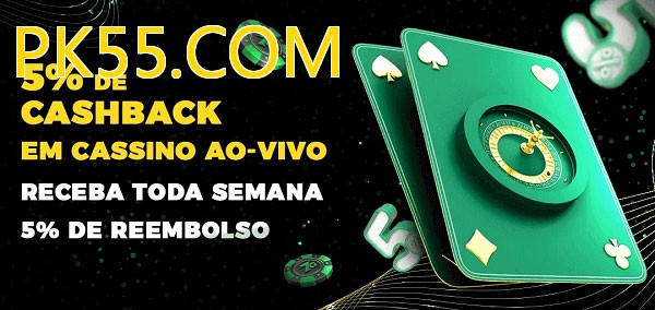 Promoções do cassino ao Vivo PK55.COM